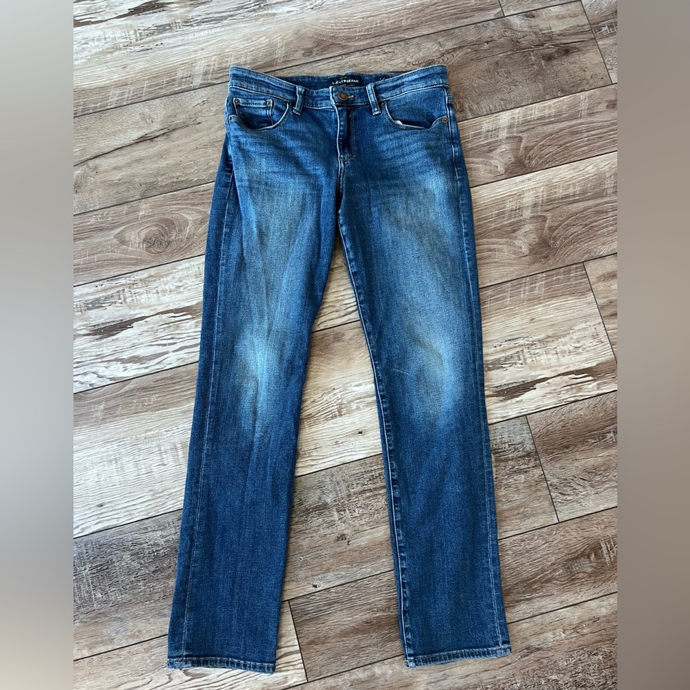 Lucky Brand Blue Straight-Leg Jeans